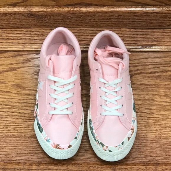 Converse One Star Ox Pink Egret Desert Peach Shoes - Picture 4 of 8